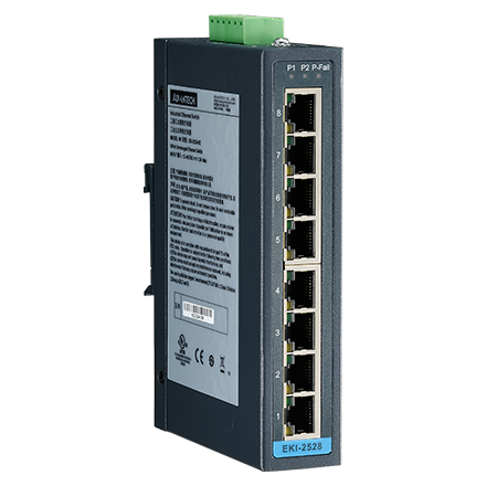 Advantech EKI-2528-BE, 8x FE unmanaged switch