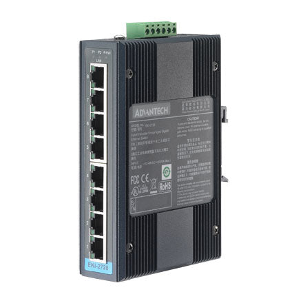 Advantech EKI-2728, 8x GbE unmanaged switch