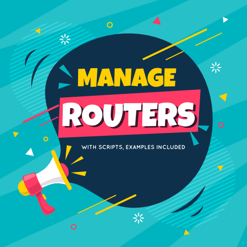 How to manage 4G routers with script