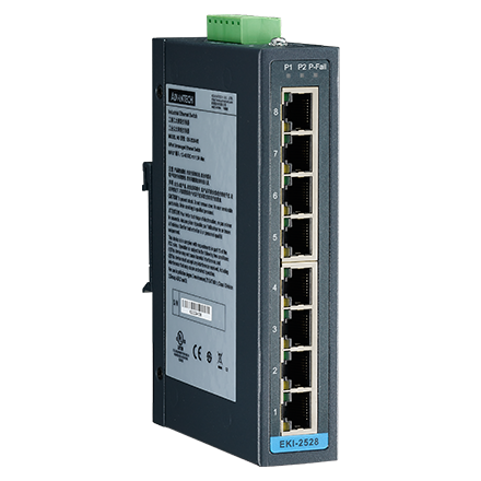 EKI-2528DI | 8x Eth Unmanaged Switch